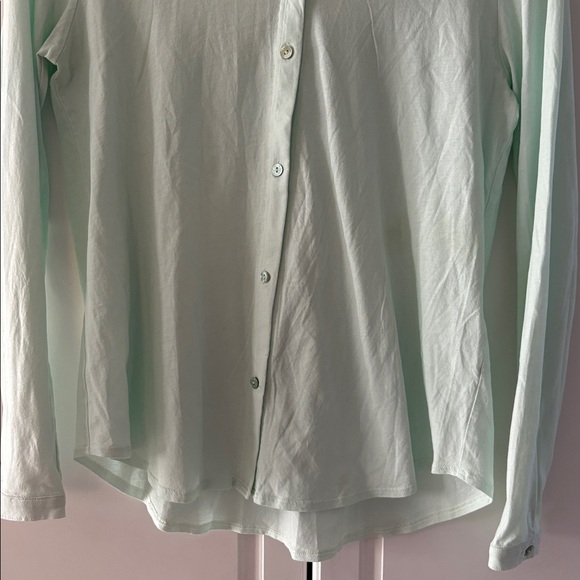 Eileen Fisher Mint Green Blouse - Picture 3 of 4